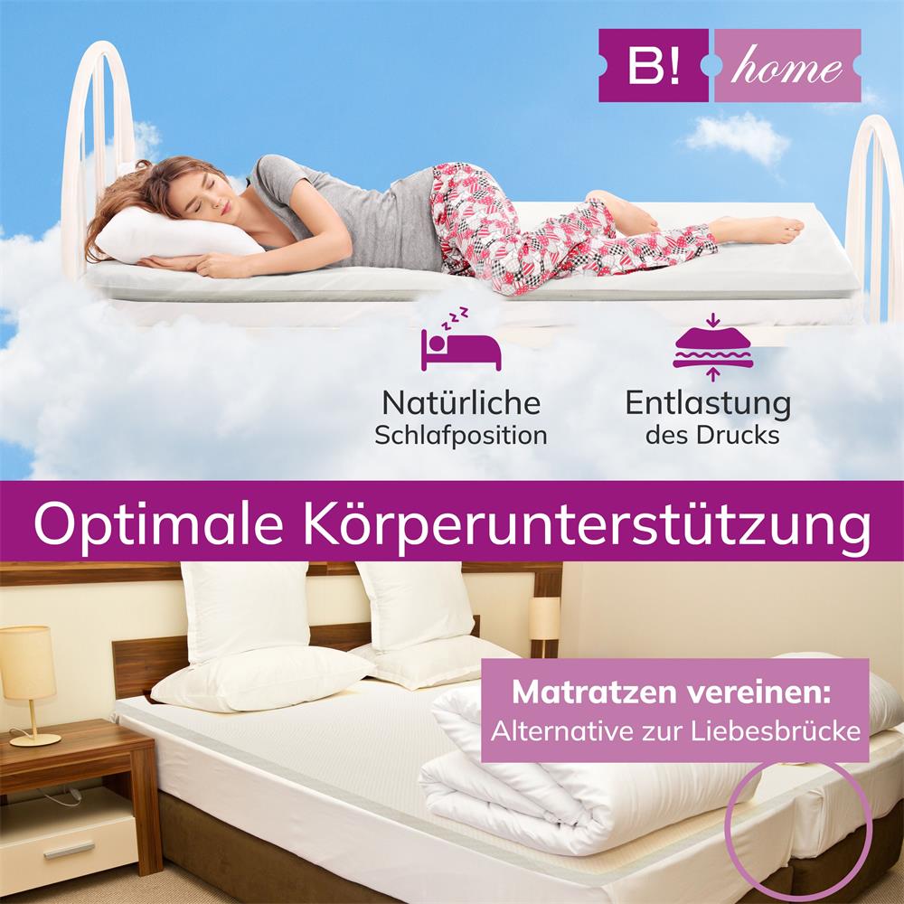 Bild 4 Topper 160x200x4cm weiß
