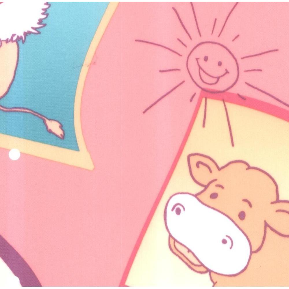Seitenzugrollo SMART zoo451 Tiere rosa