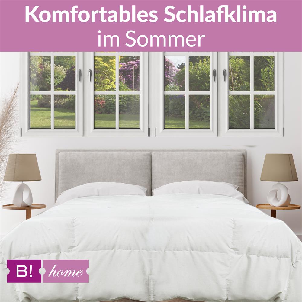 Bild 4 B!HOME Sommerdecke Daunen 135x200cm (300g)