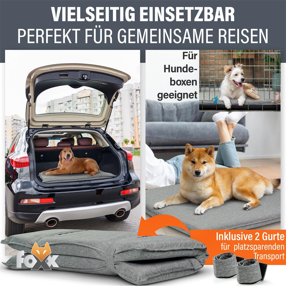 Bild 7 Hundekissen Foxx anthrazit 74x46x6cm